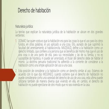 Derecho de habitación
