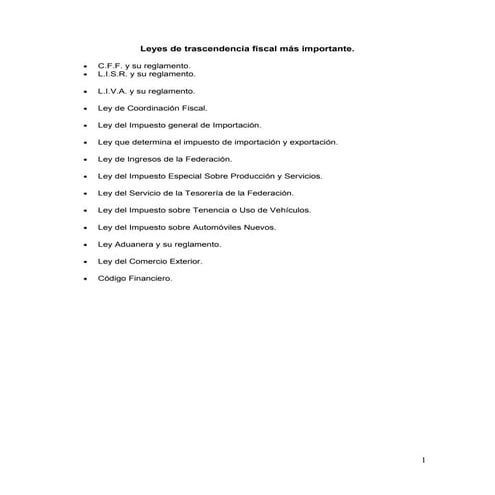 Derecho fiscal i