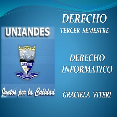 Derecho informatico