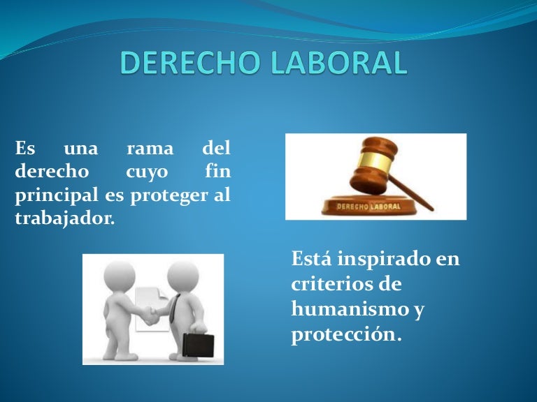 Derecho laboral diapositivas