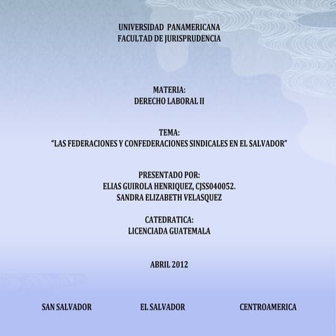 Federaciones y Confederaciones