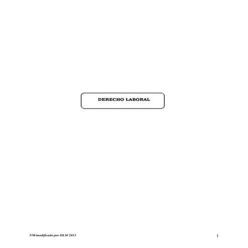 Derecho laboral 