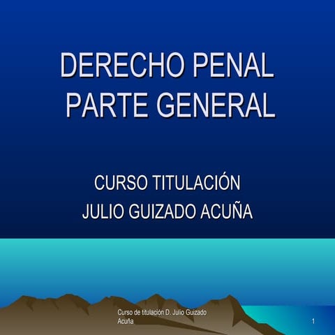 Derecho parte general 1