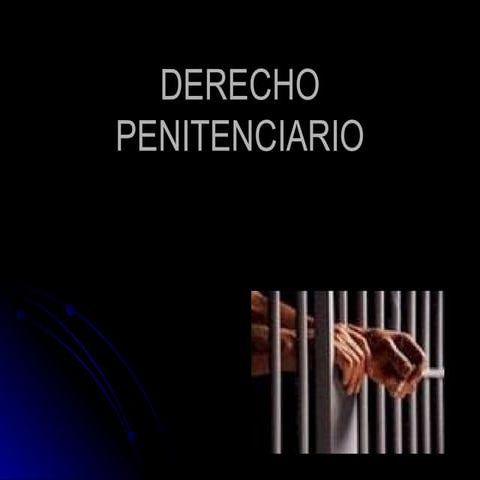 Derecho penitenciario
