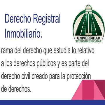 Derecho registral