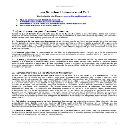 Derechos humanos-peru