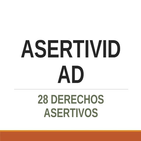 Derechos Asertivos