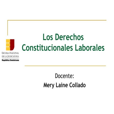 ENJ-1-400-Derechos Constitucionales Laborales