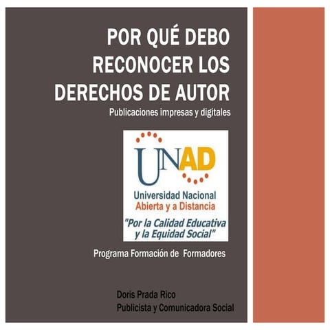 Por que se debe reconocer los Derechos de autor