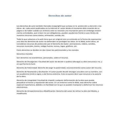 Derechos de autor
