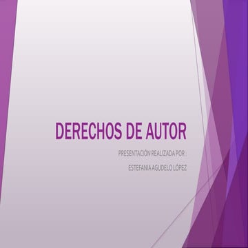 Derechos de autor