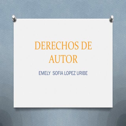 Derechos de autor emely