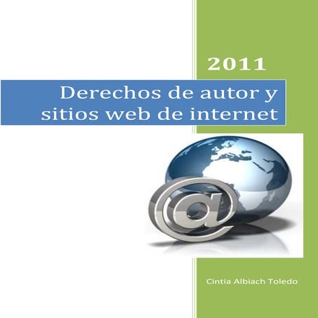 Derechos de autor y sitios web de internet