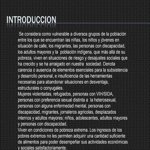 Derechos De Grupos Vulnerables | PPTX