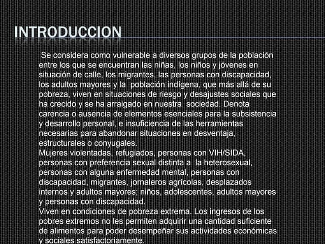 Derechos De Grupos Vulnerables | PPTX