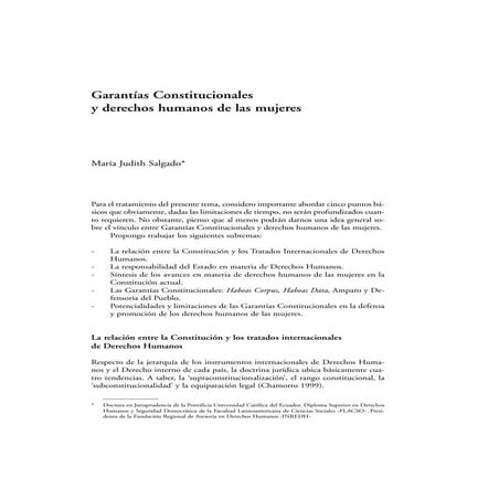 Derechos De La Mujer