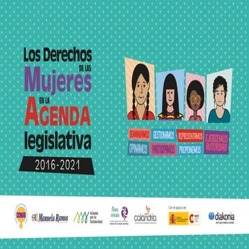 Los derechos de las mujeres en la agenda legislativa 2016-2021 | PDF