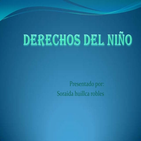 Derechos del niño