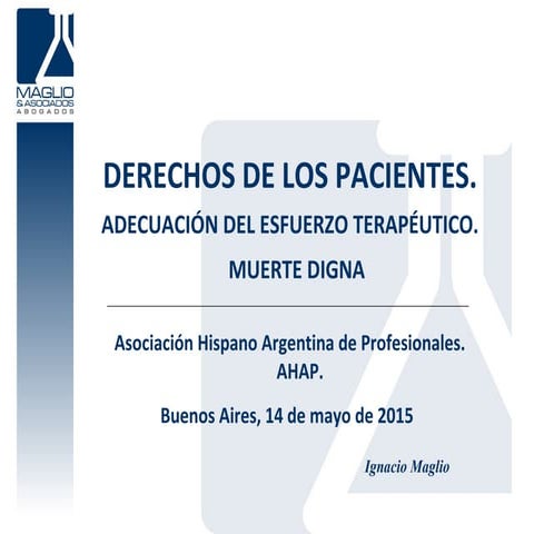 Derechos en los finales de la vida. ahap.5.15