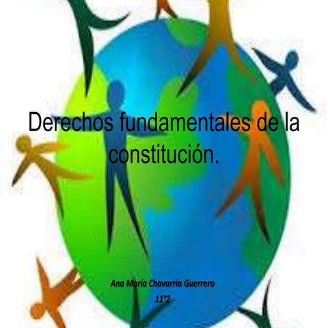 Derechos fundamentales de la constitución