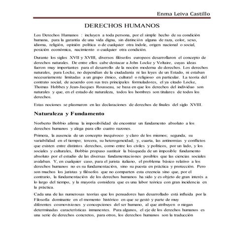 Derechos humanos