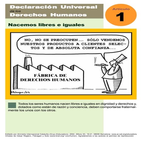 Derechos humanos en comic