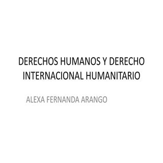 Derechos humanos y derecho internac...