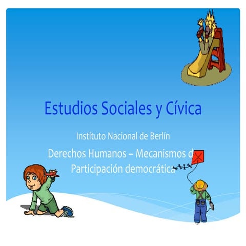 Derechos humanos y participación ciudadana
