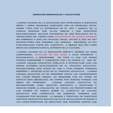 Derechos individuales y colectivos | PPTX