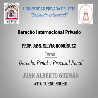 Derechos penal y procesal penal di pr