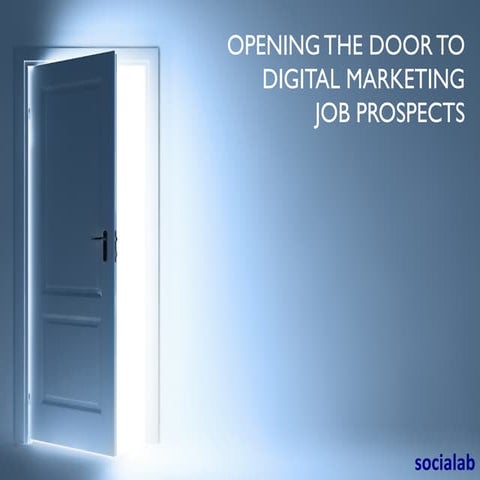 The job market in digital marketing