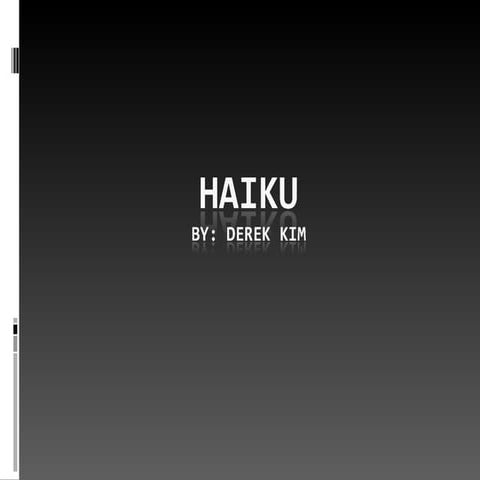 Haiku | PPT