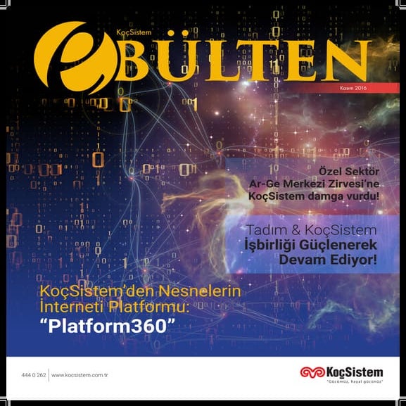 KocSistem | E-Bulten Kasim 2016