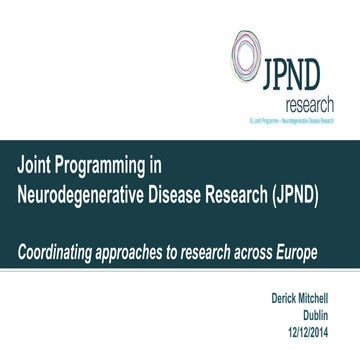 Derick Mitchell CARDI Event December 2014