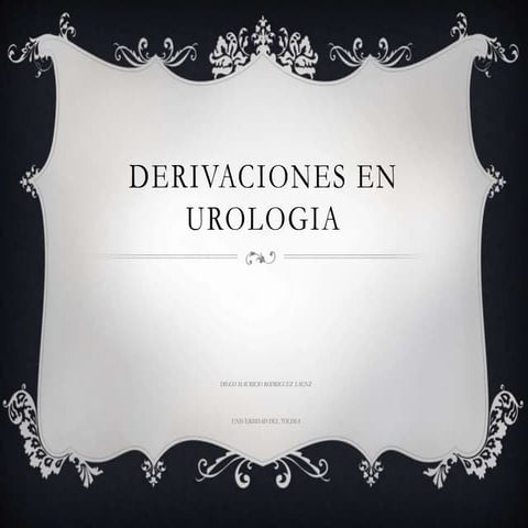 Derivaciones en urologia