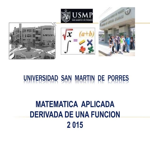 Derivada de una funcion2015