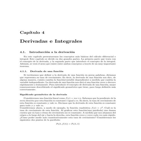 Derivadas e integrales apunte para principiantes