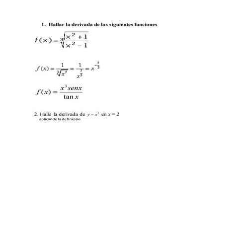 Derivadas exam2