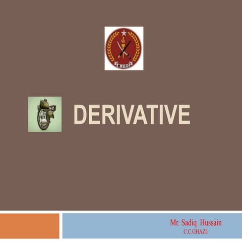 Derivatie class 12