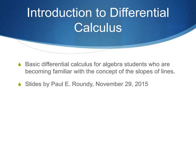Derivativedemo