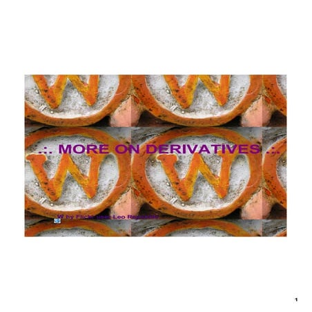 Derivatives 11 25 08