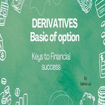DERIVATIVES- Basic of Call and Put options.pptx