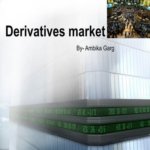 Derivatives market