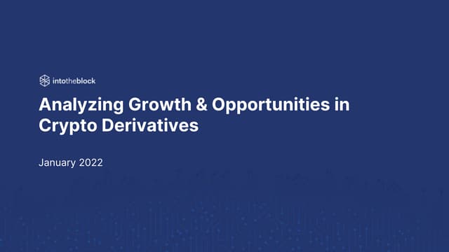 Analyzing Growth & Opportunities in Crypto Derivatives