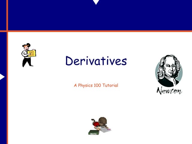 Derivatives & Calculus for business and economics
