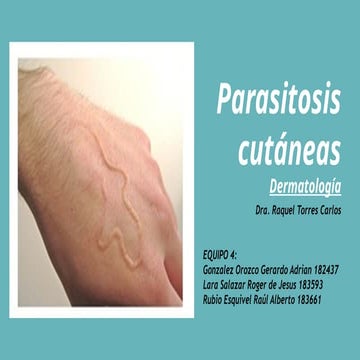 Derma - Parasitosis Cutáneasssssss.pptx