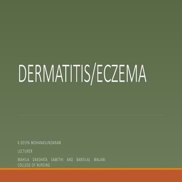 Dermatitis | PPTX