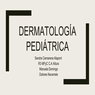 Dermatología pediatrica