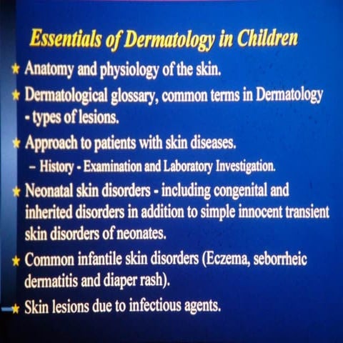 Pediatric Dermatology | PPT