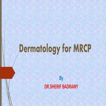 Dermatology for MRCP